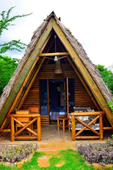 Boma Simba Lodge located in the wild amongst beautiful nature