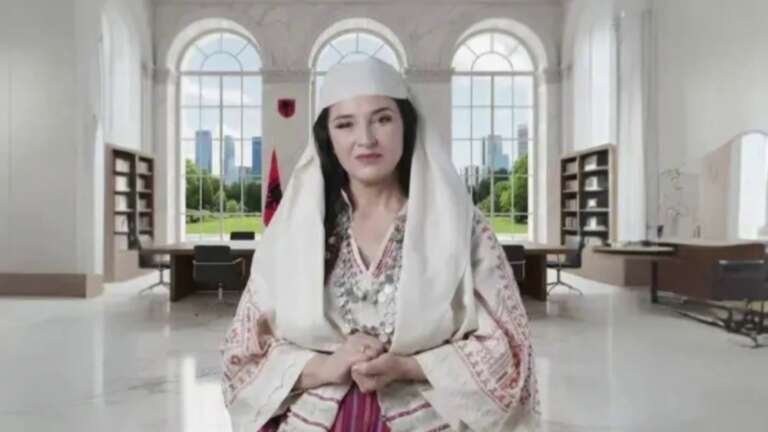 Albania's recently appointed AI minister