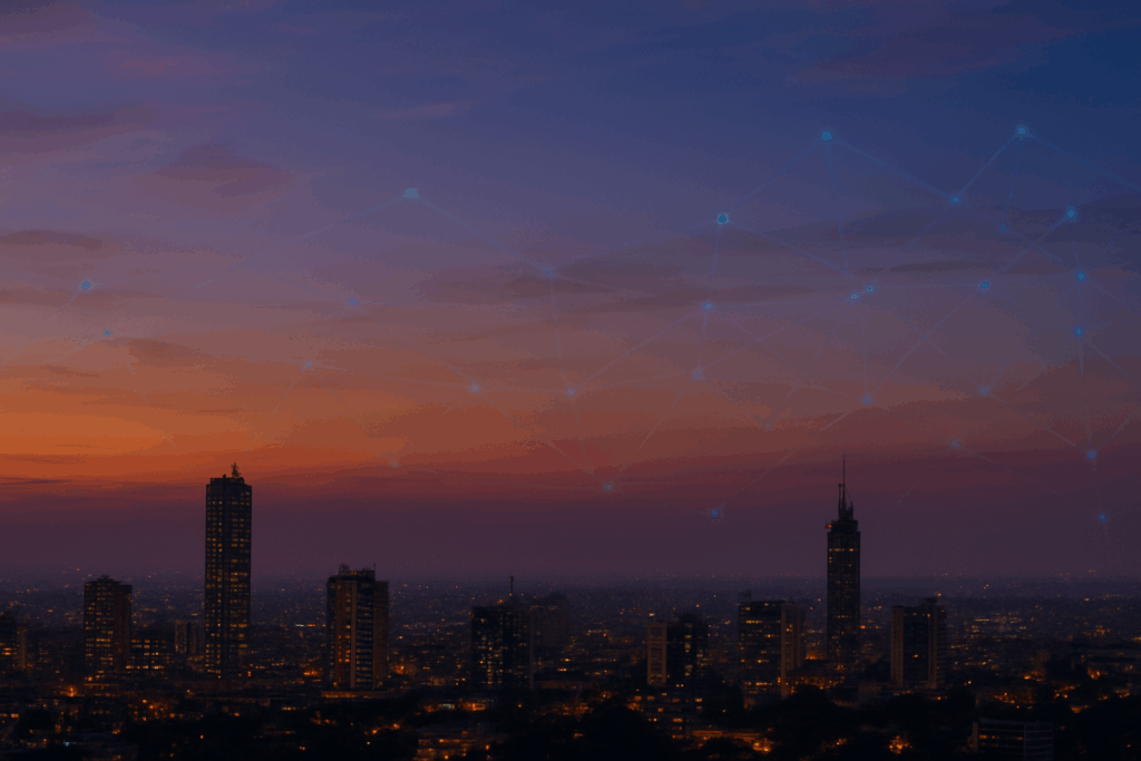 A view of Nairobi’s skyline symbolizing Kenya’s growing tech startup ecosystem.