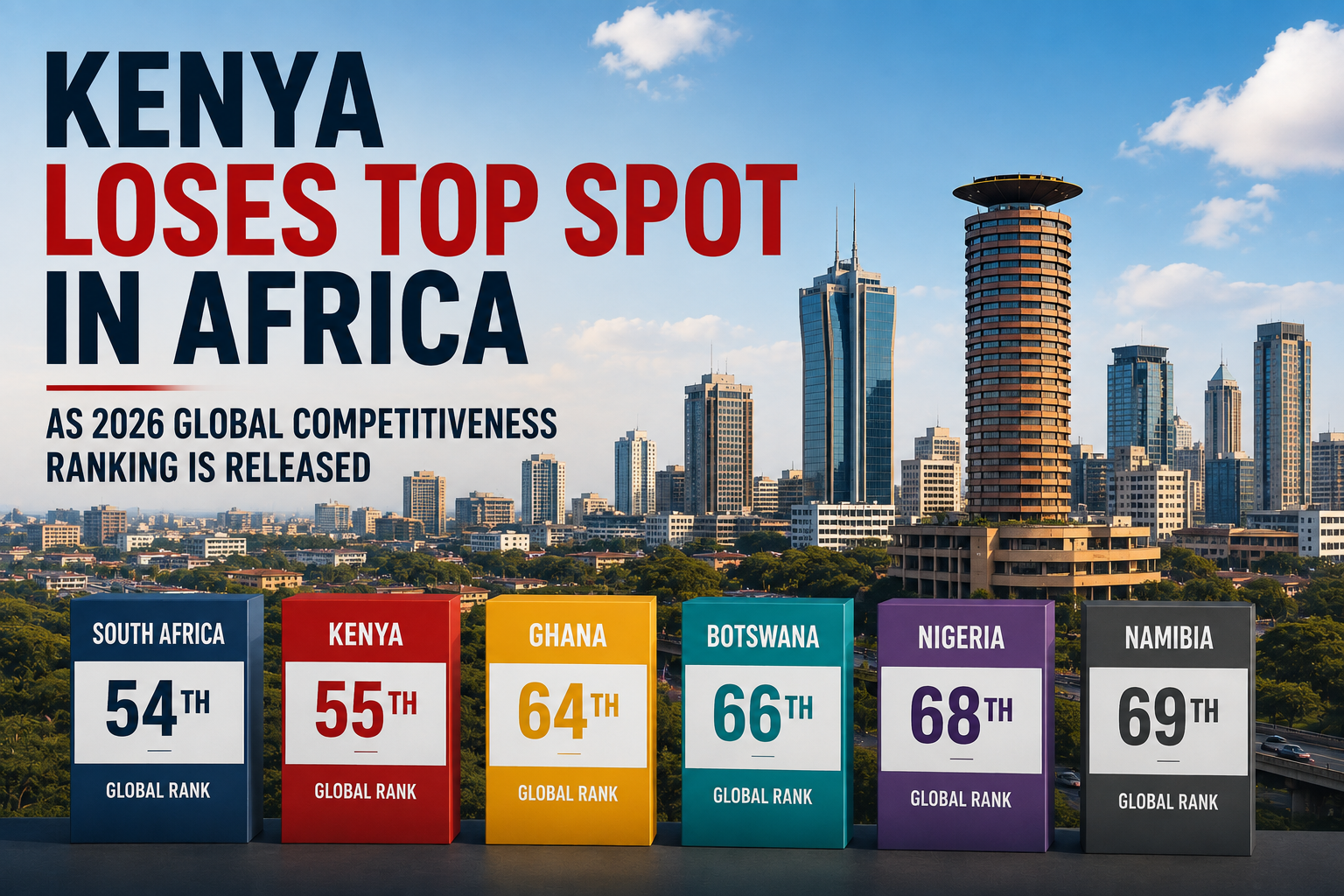 Kenya Loses Top Spot in Africa as 2026 Global Competitiveness Ranking Is Released